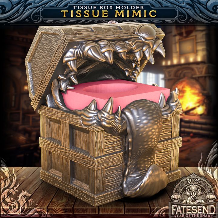 Tissue Mimic Tissue Box Holder