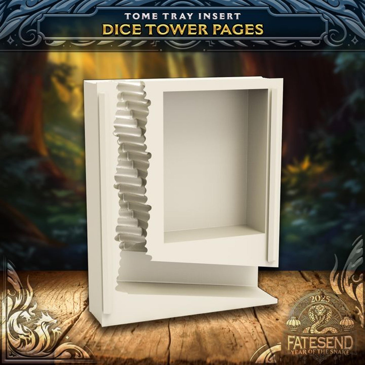 Dice Tower Pages Tome Tray
