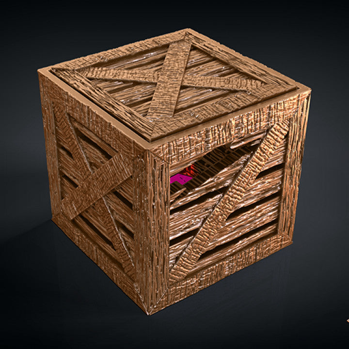 Wooden Crate Dice Jail