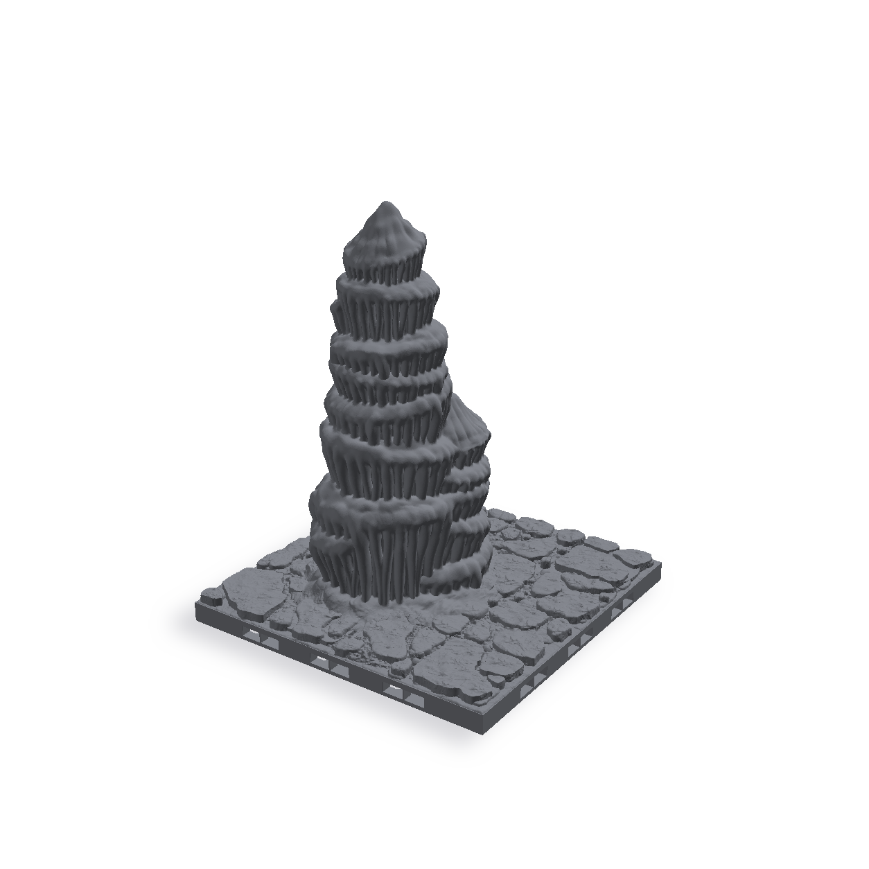 Hule-gulv Stalagmitt 4x4