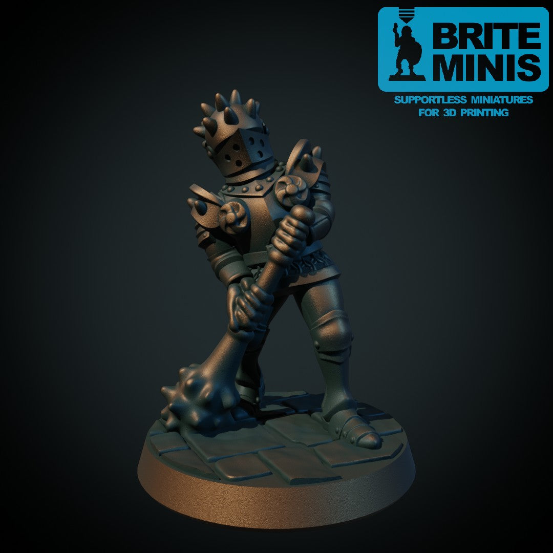 Pinnsvin-ridder, 3D-printet D&D-miniatyr fra Spillsmia.