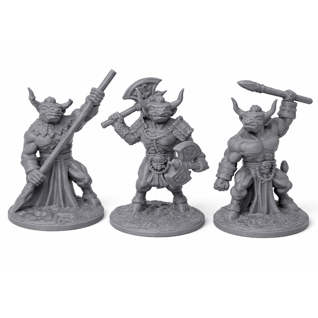 Minotaur – miniatyrsett (3 stk)