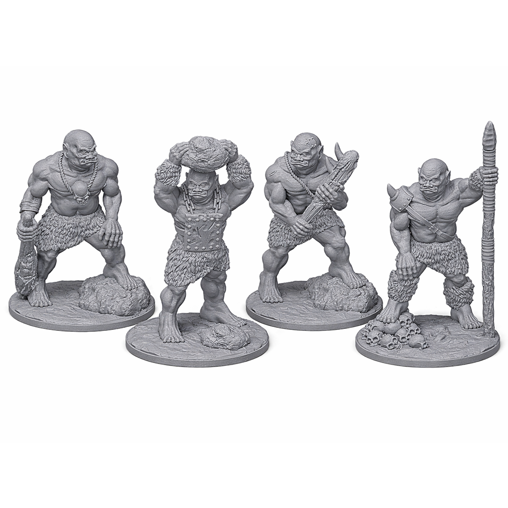 Ogres – miniatyrsett (4 stk)