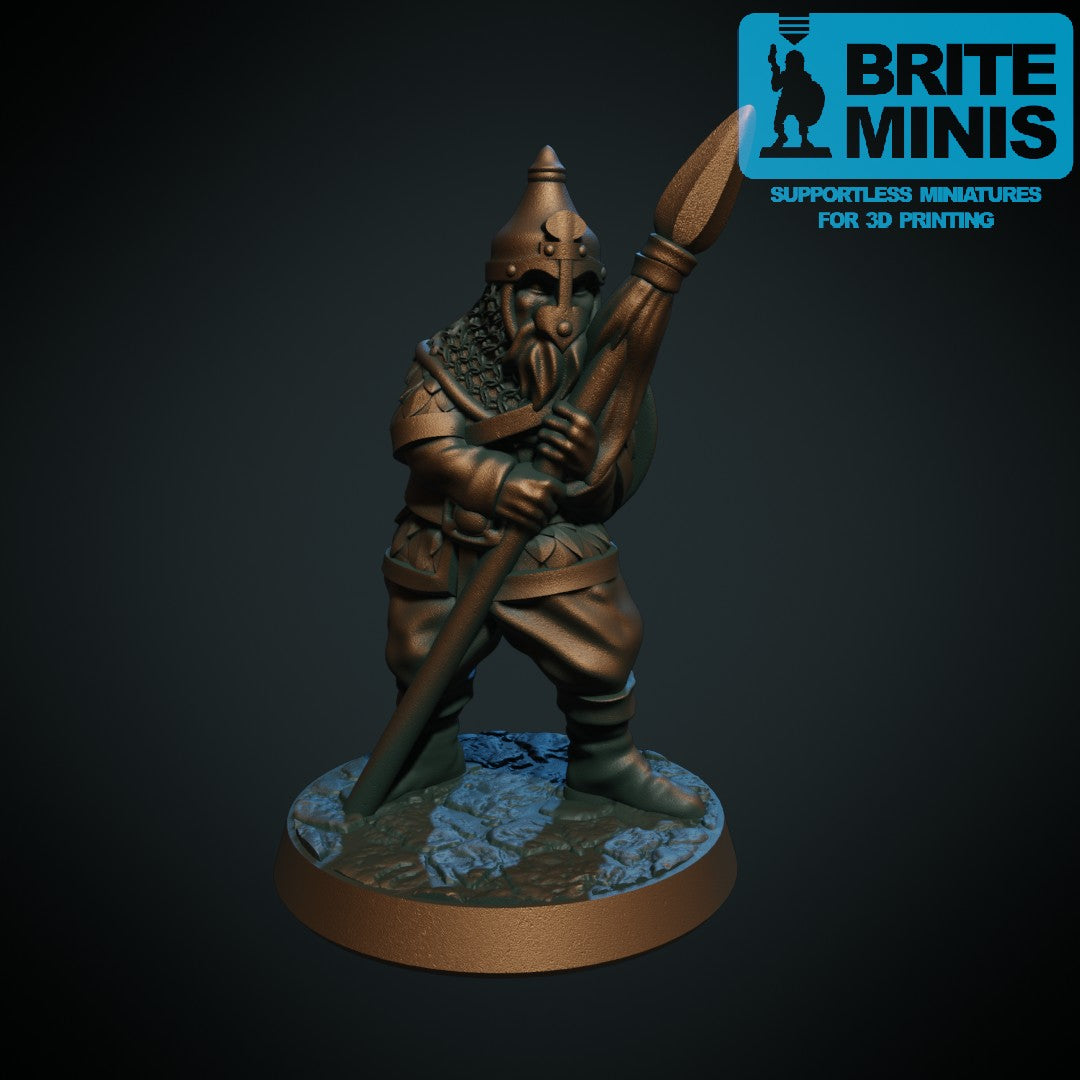 Saracensk elitespydmann II, 3D-printet D&D-miniatyr fra Spillsmia.