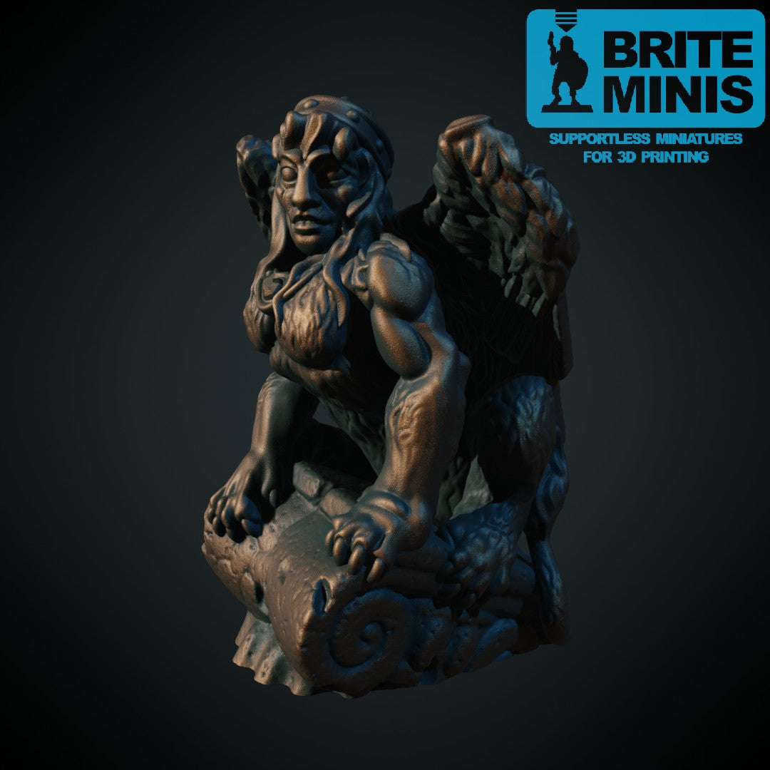 Kvinnelig sfinks miniatyr