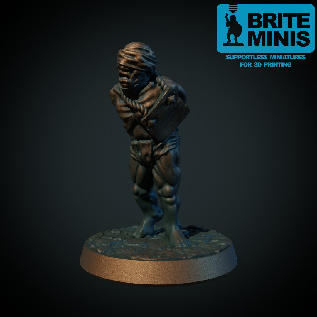 Fange - 3D-printet D&D-miniatyr fra Spillsmia
