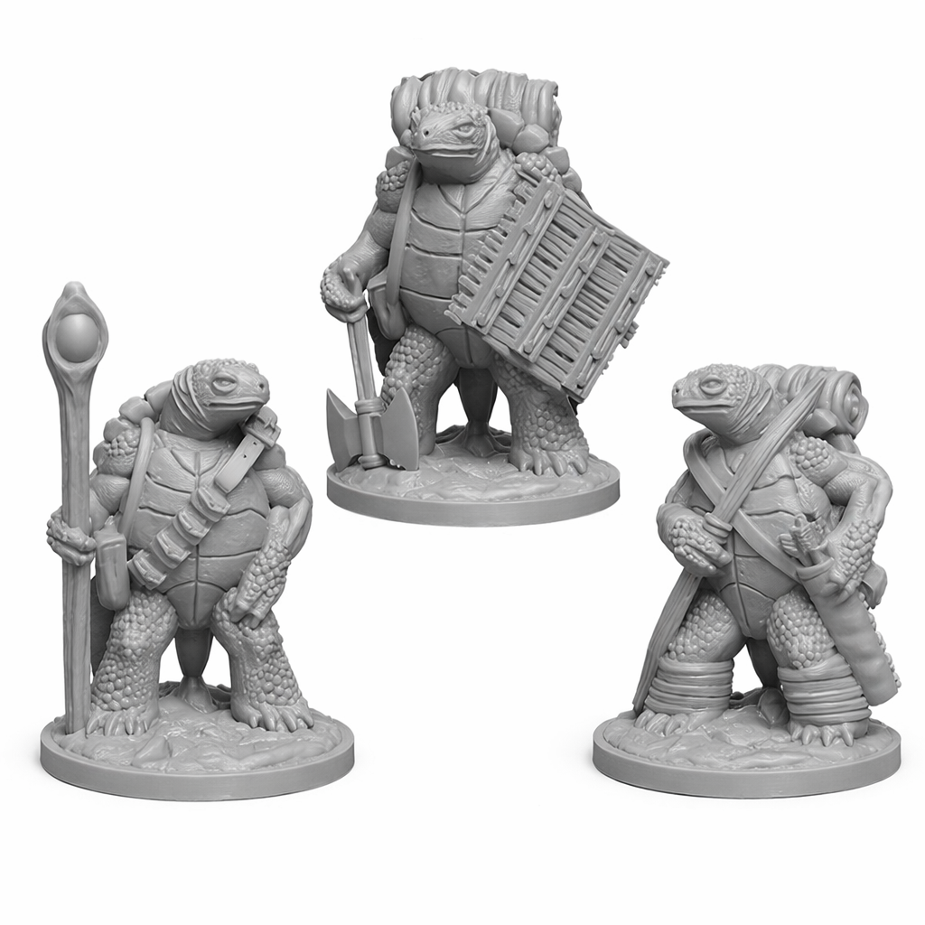 Tortle 1 – miniatyrsett (3 stk)