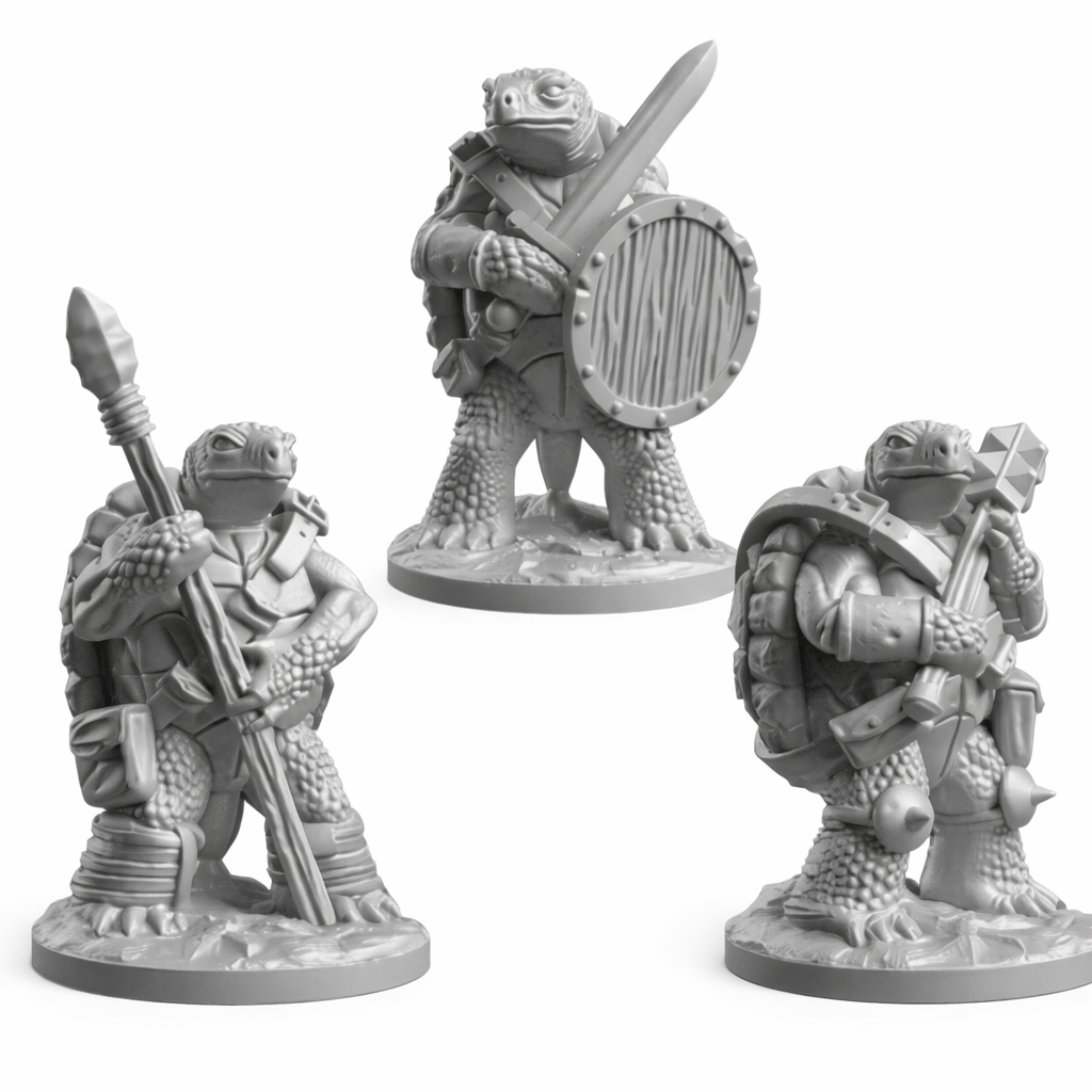 Tortle 2 – miniatyrsett (3 stk)