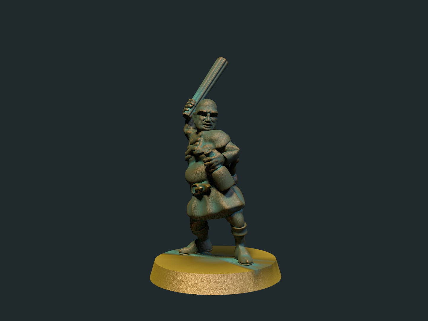 Bølle - 3D-printet D&D-miniatyr fra Spillsmia