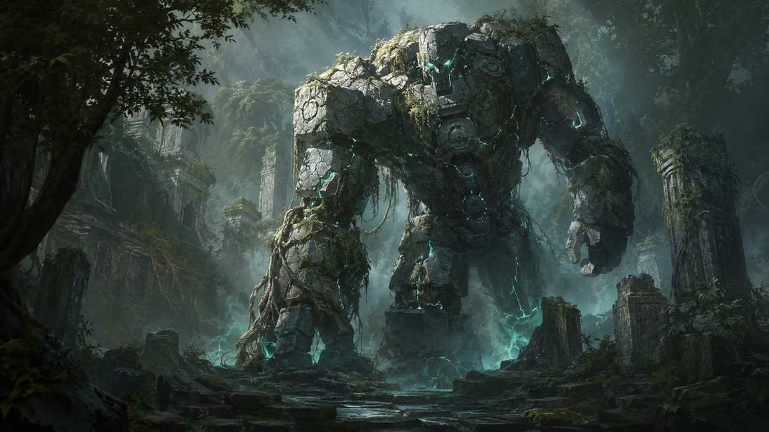 Construct-miniatyrer til D&D: golems og automatoner