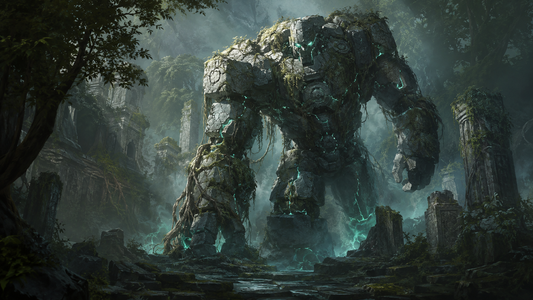 Construct-miniatyrer til D&D: golems og automatoner