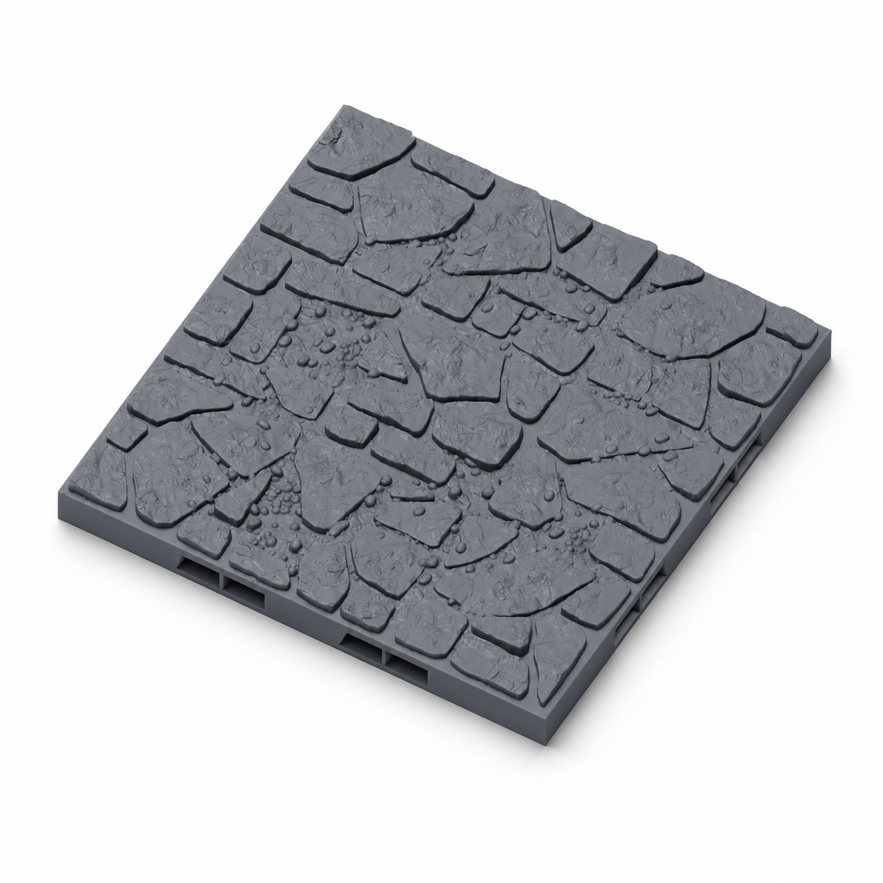 3x3 modulær dungeon-gulvflis for større dungeon-rom