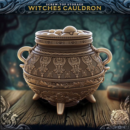 Witches Cauldron Dice Vault