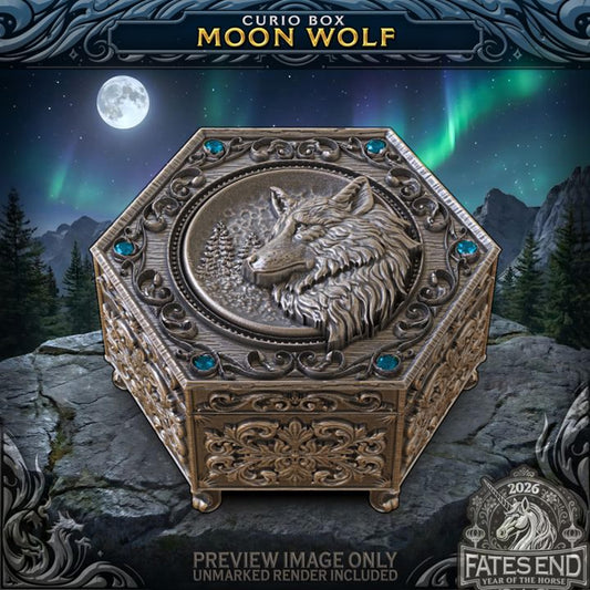 Moon Wolf Curio Box
