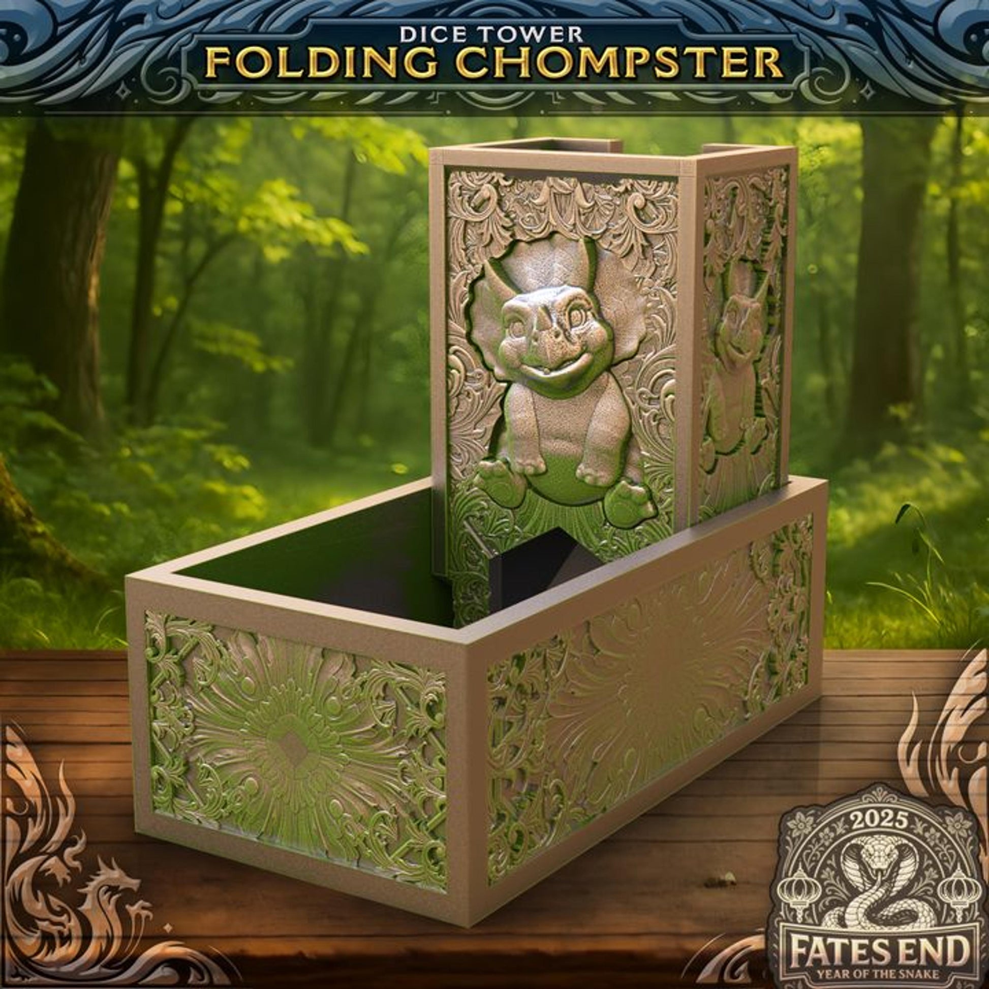 Chompster Folding Dice Tower