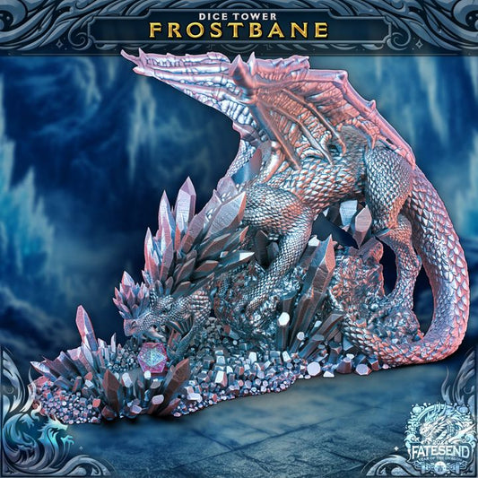Frostbane the Ice Dragon Dice Tower