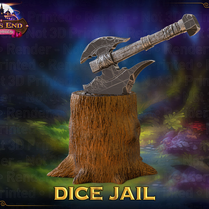 Barbarian Axe Dice Jail