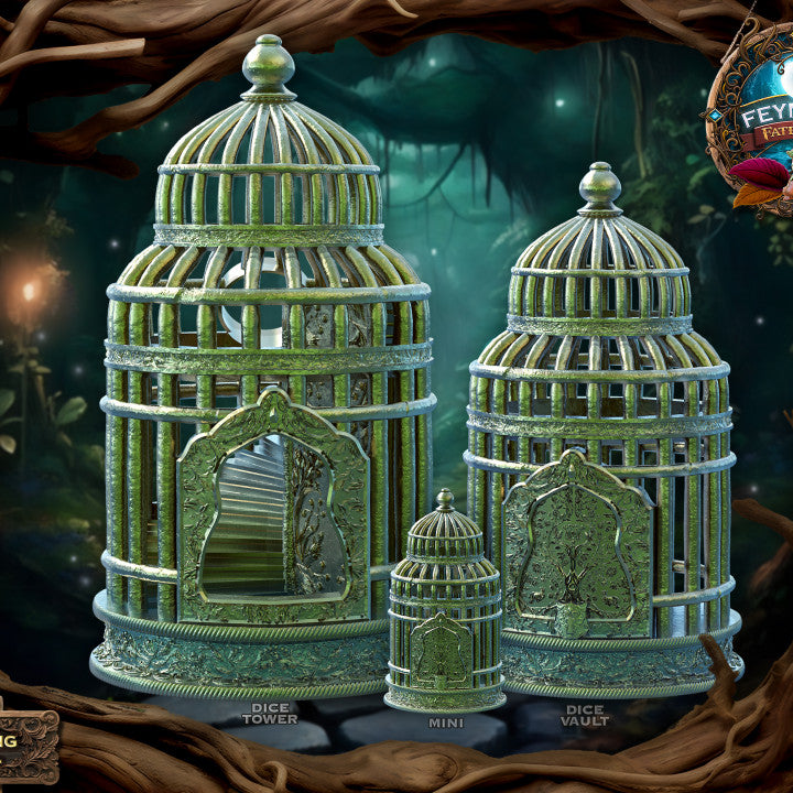 The Hag's Birdcage Dice Tower