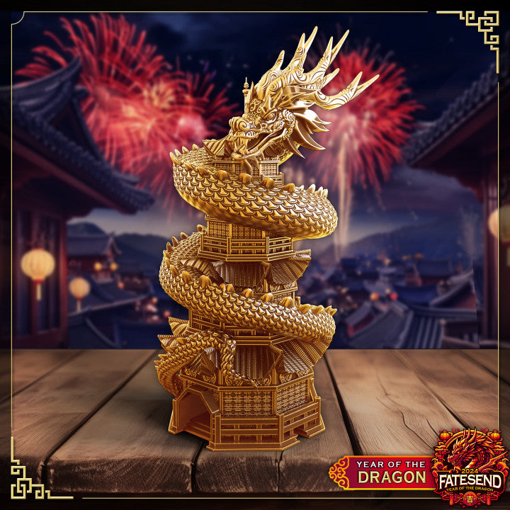 Year of the Dragon Dice Tower