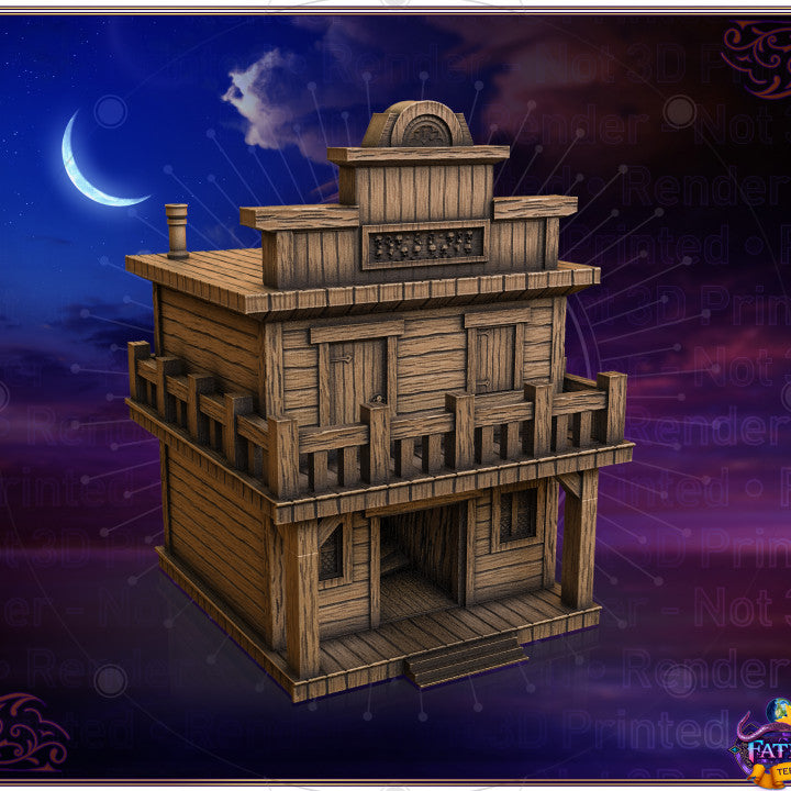 Zombified Ghost Town Dice Tower