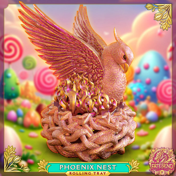 Phoenix Nest Dice Vault, spillerskrin fra Spillsmia