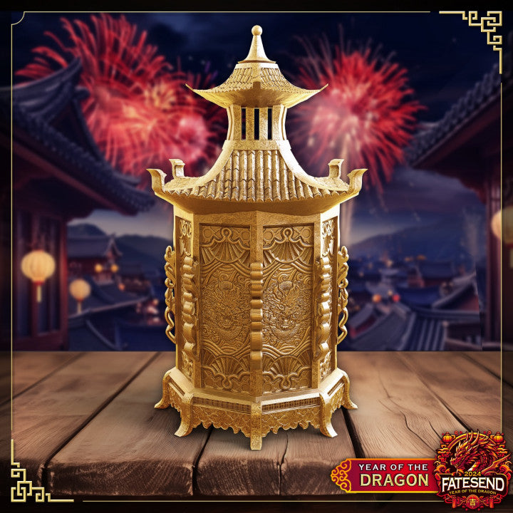 Year of the Dragon Lantern Dice Vault