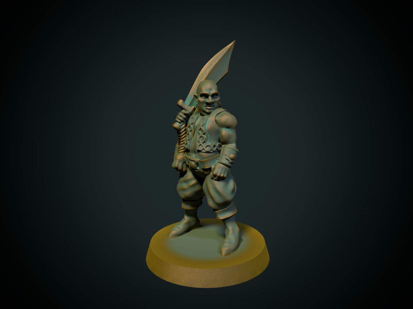 Abd, 3D-printet D&D-miniatyr fra Spillsmia.