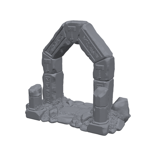 Ancient Dwarven Arch Angled