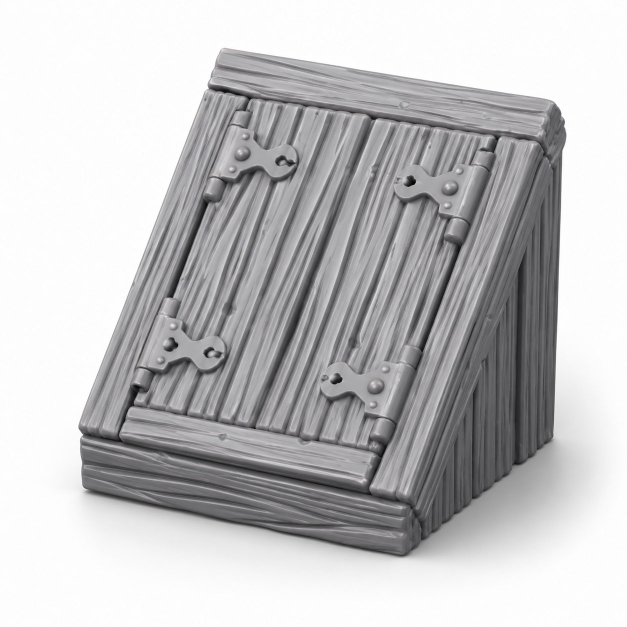 3D-printet kjellerluke – skjult inngang som rekvisitt til D&D-terreng.