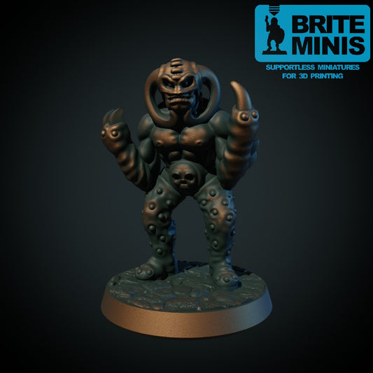 Rasende gladiator, 3D-printet D&D-miniatyr fra Spillsmia.
