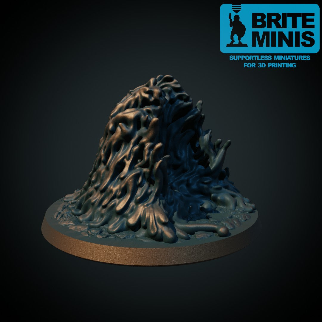 Svart pudding – 3D-printet D&D-miniatyr fra Spillsmia