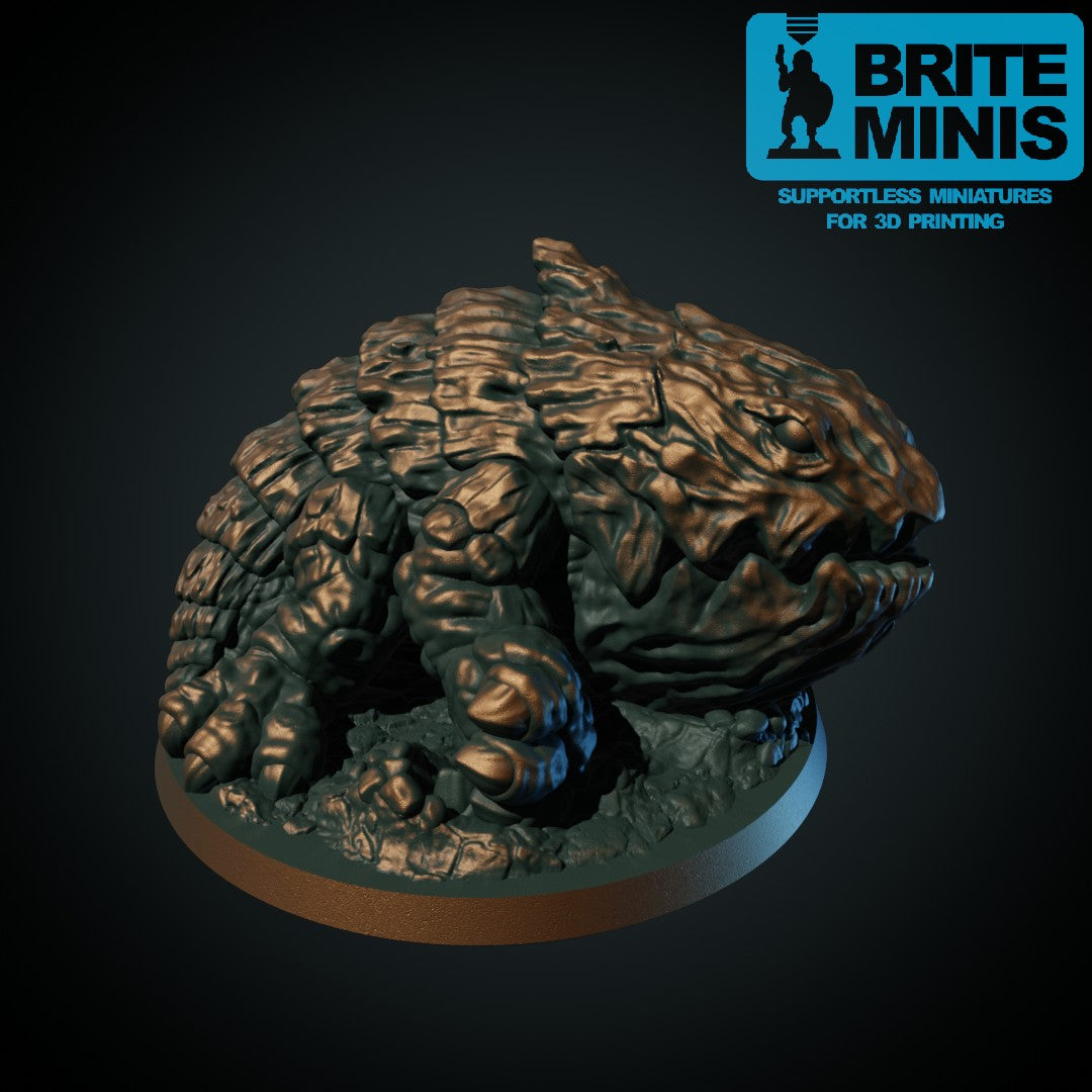 Bulette – 3D-printet D&D-miniatyr fra Spillsmia