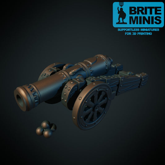 Cannon with crew