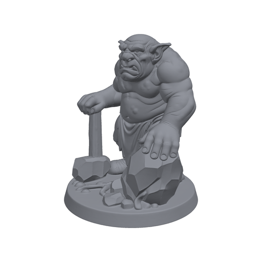 Cave Troll with Stone Hammer