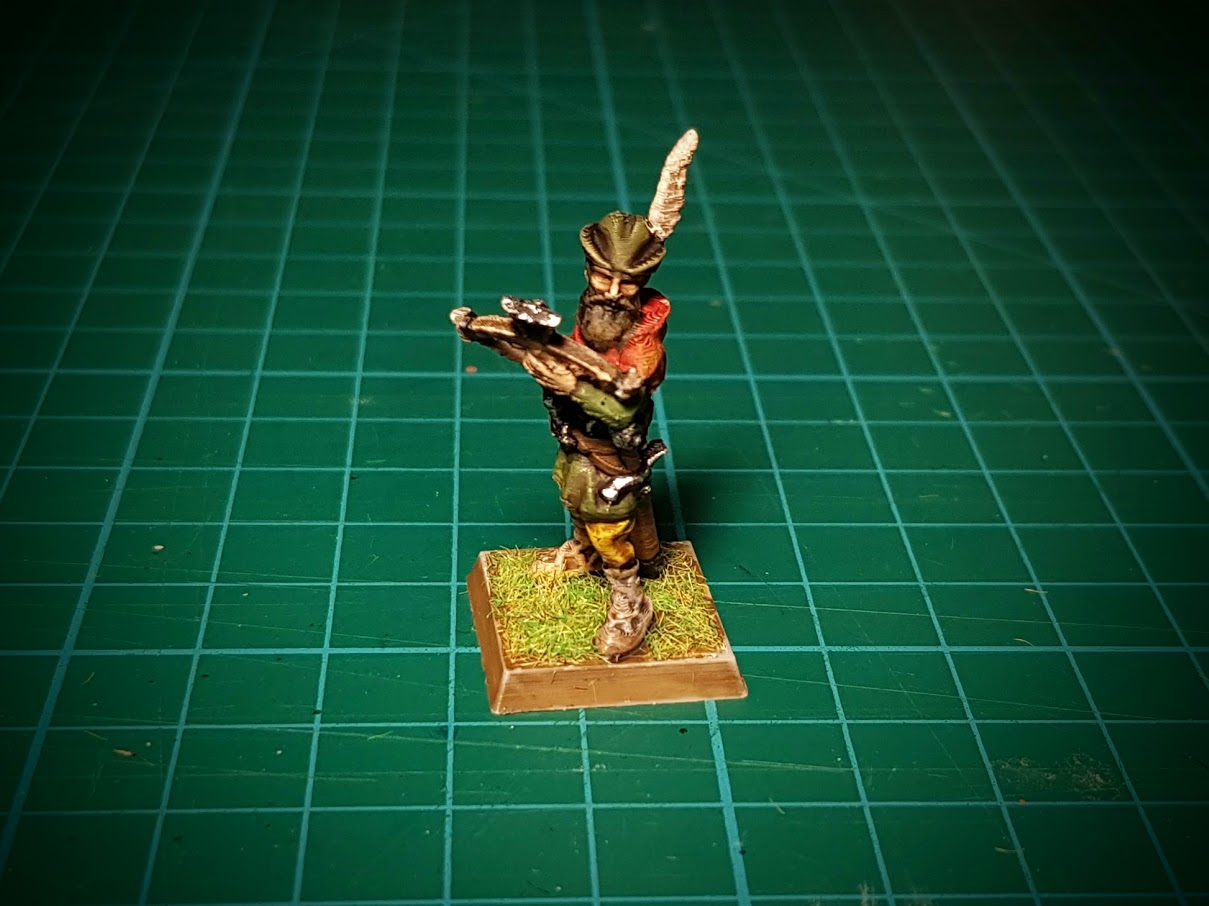 Armbrøst-ranger, 3D-printet D&D-miniatyr fra Spillsmia.