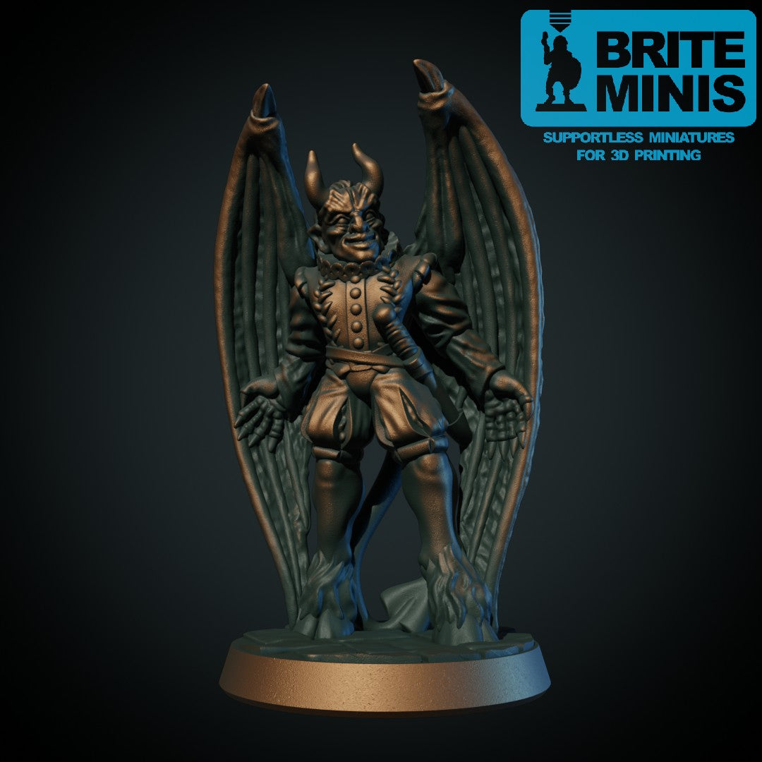 Djevelprins – 3D-printet D&D-miniatyr fra Spillsmia