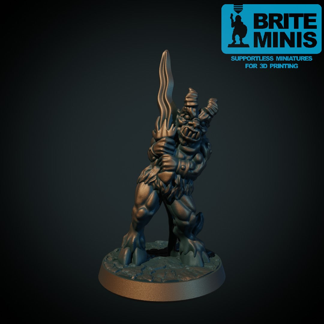 Djevelkriger – 3D-printet D&D-miniatyr fra Spillsmia