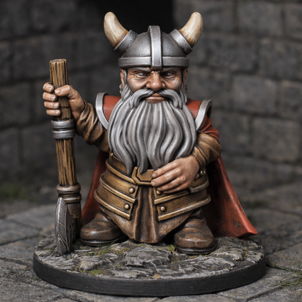 Dvergkriger med øks