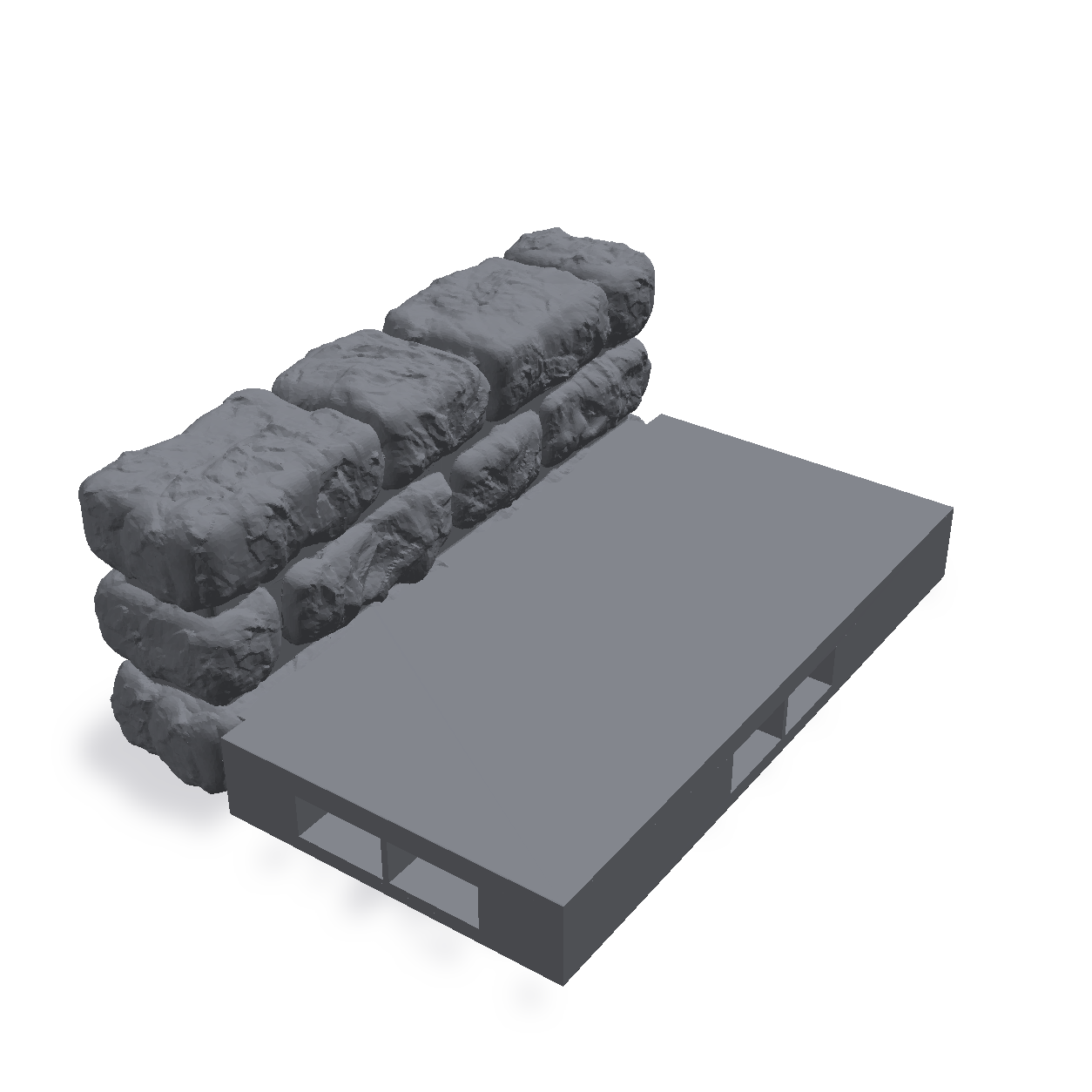 Vegg rett F 1x2