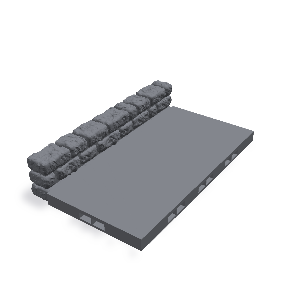 Vegg rett F 2x4