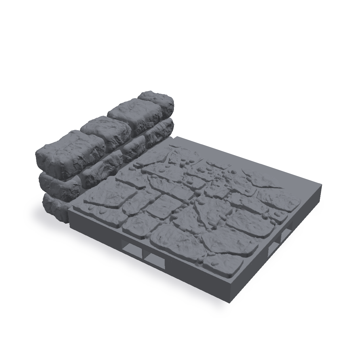 Vegg rett T 2x2 D