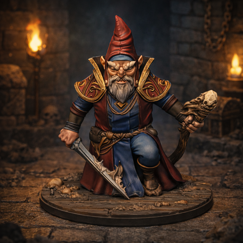 Gnome Sorcerer – Pyromancer