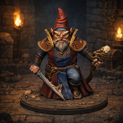 Gnome Sorcerer – Pyromancer