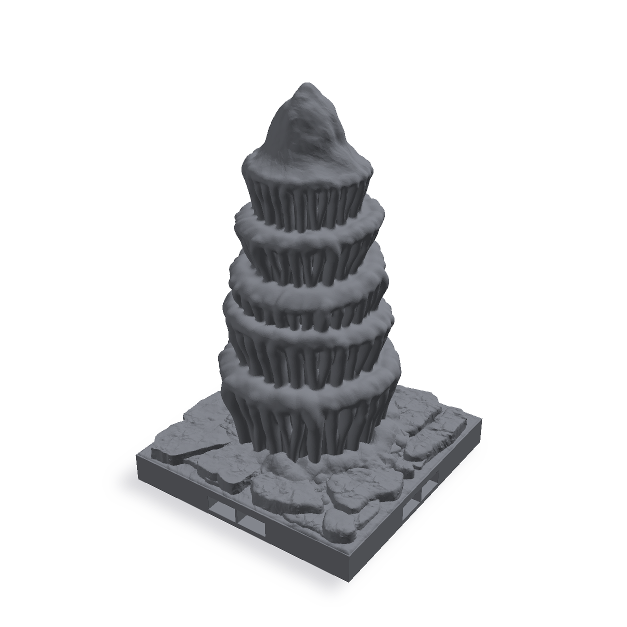 Hule-gulv Stalagmitt 2x2