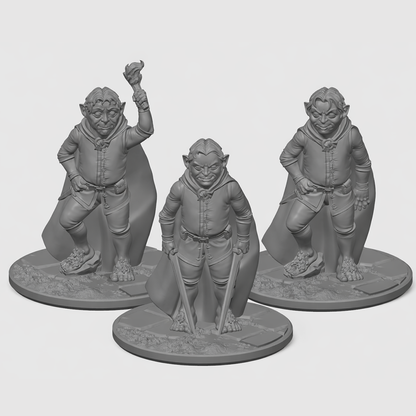 Halfling Explorers miniatyrsett (3 stk)