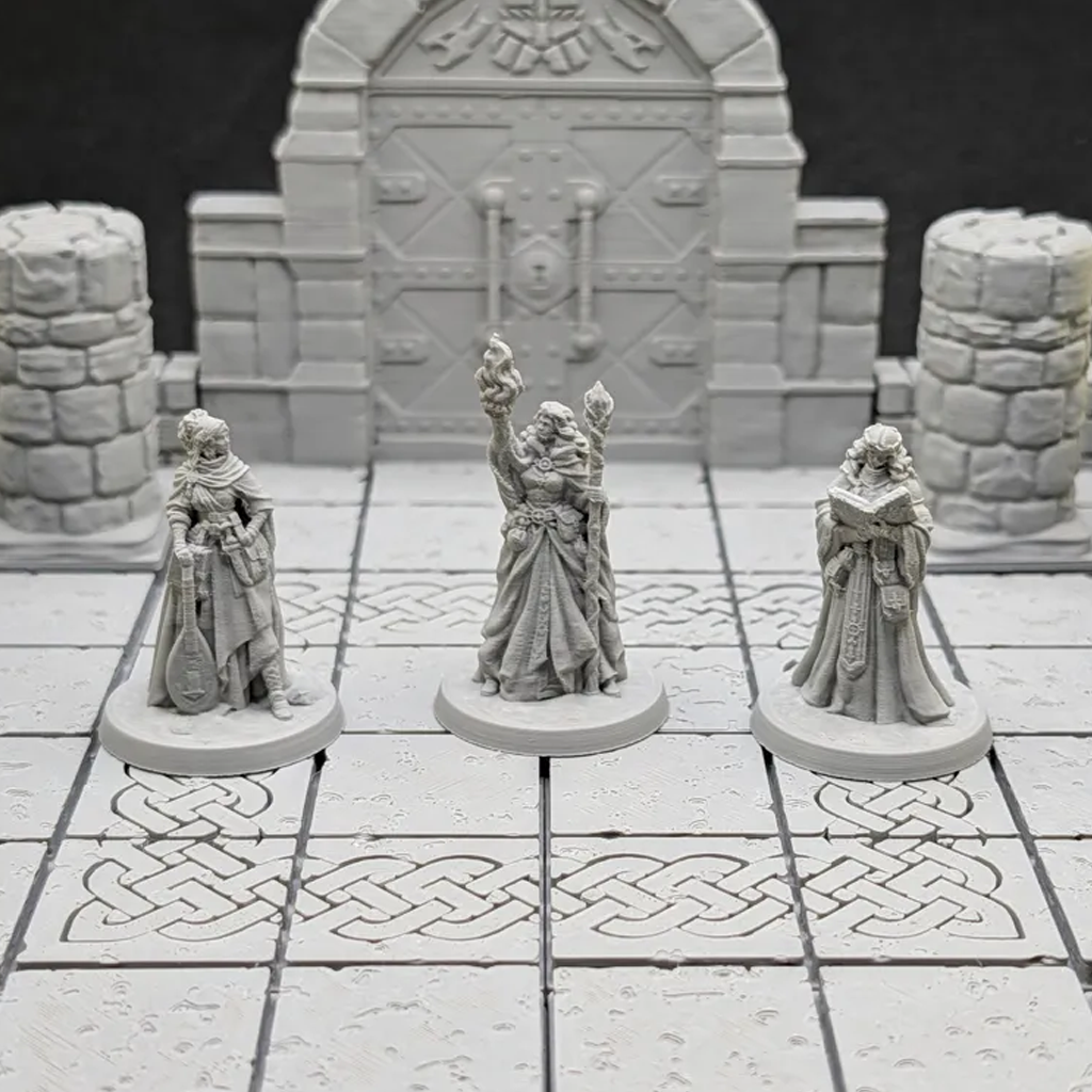 Human Female: Bard, Cleric & Sorcerer