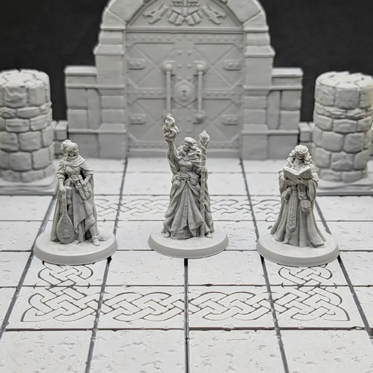 Human Female: Bard, Cleric & Sorcerer