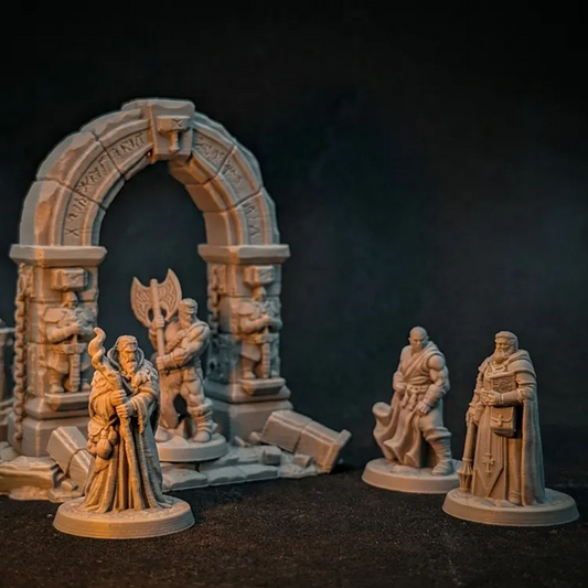Human Male: Barbarian, Cleric, Druid & Monk