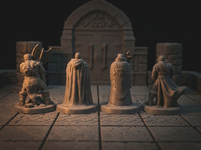 Human Male: Barbarian, Cleric, Druid & Monk