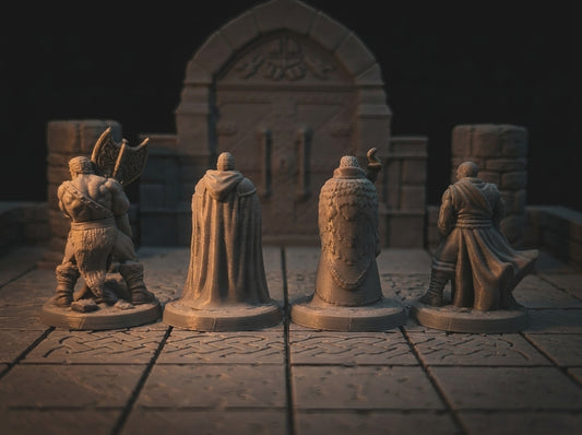 Human Male: Barbarian, Cleric, Druid & Monk